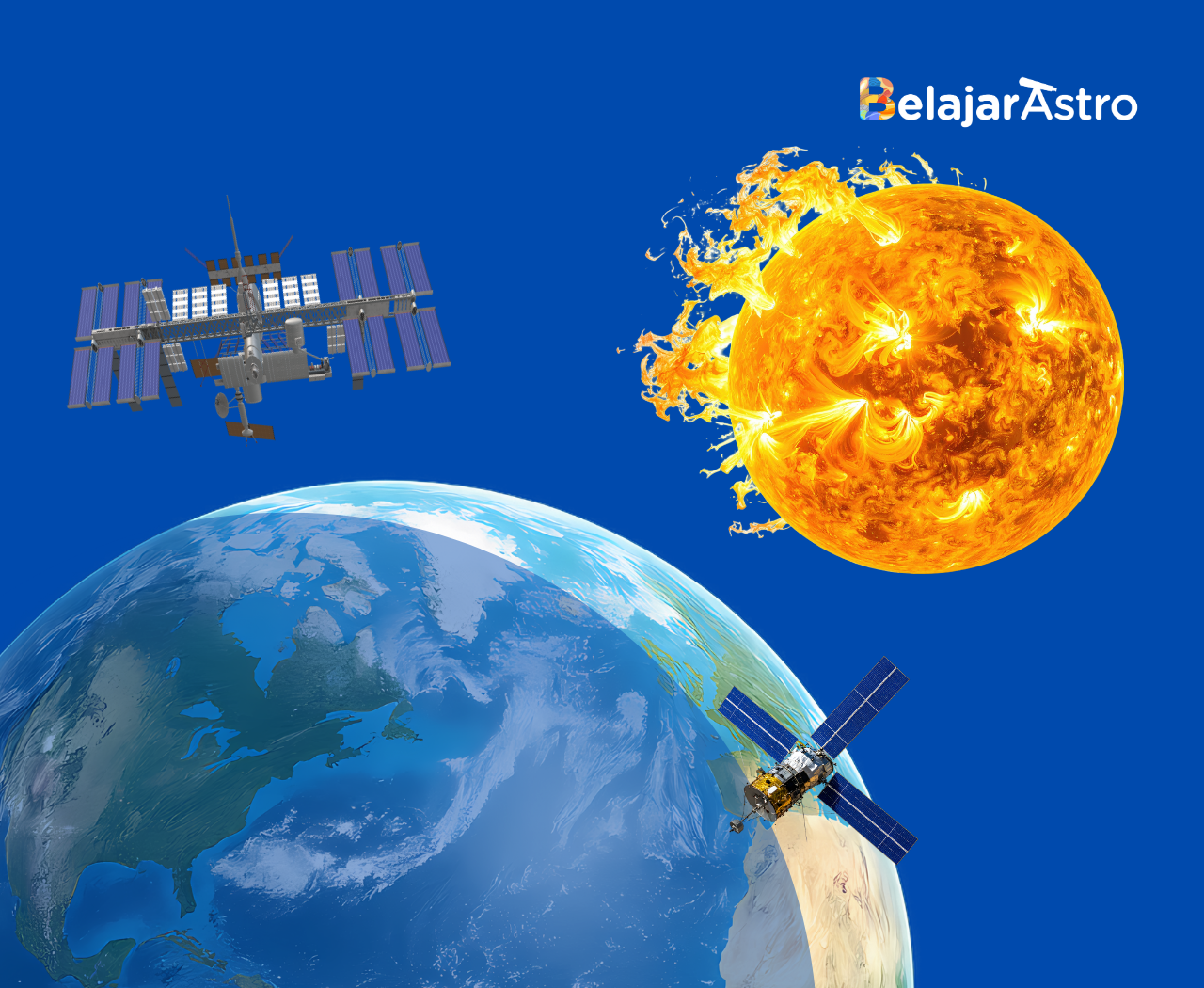 Ilustrasi Cuaca Antariksa