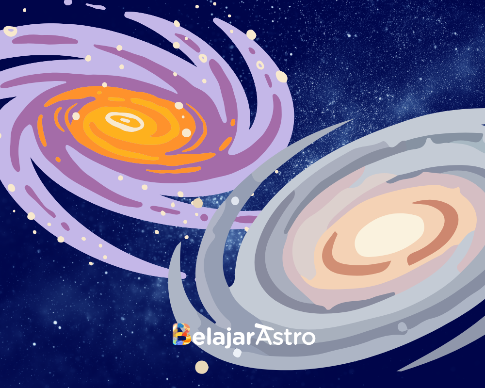 Belajar Tabrakan Bimasakti- Andromeda yang Telah Terjadi